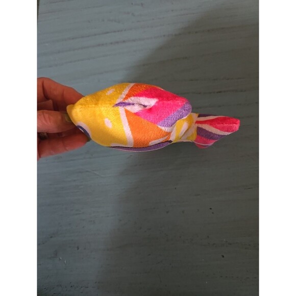 Beautiful Soft Tropical Fish Plush By Nanco 4.5" Pre-owned Clean Stuffed Animal - Picture 4 of 5